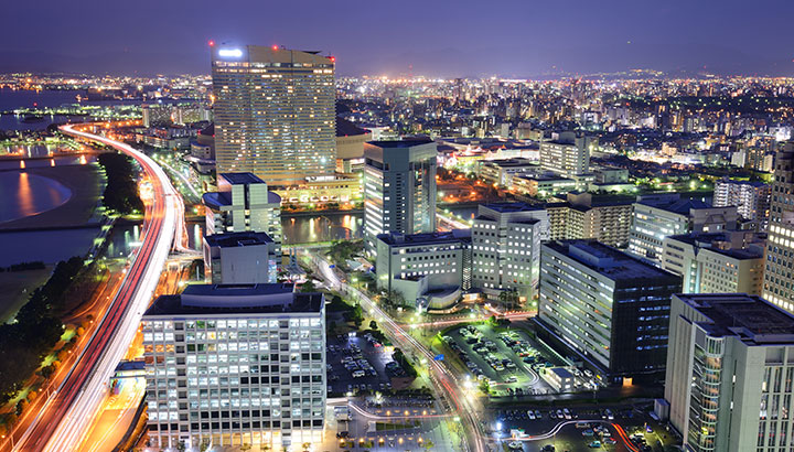 Fukuoka thành phố lớn nhất phía nam Nhật Bản
