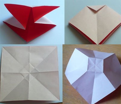 Học gấp nơ bằng giấy bước 2- học gấp giấy Origami