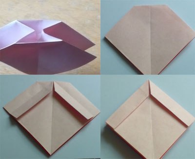 Học gấp nơ bằng giấy bước 3 - học gấp giấy Origami