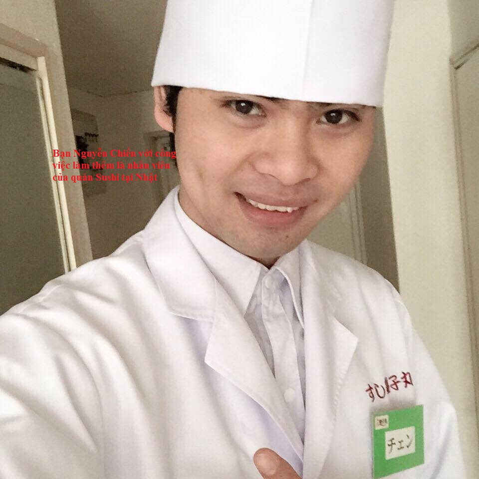 Nguyễn Văn Chiến, bạn học sinh của VTC1 kỳ nhập học tháng 1/2015
