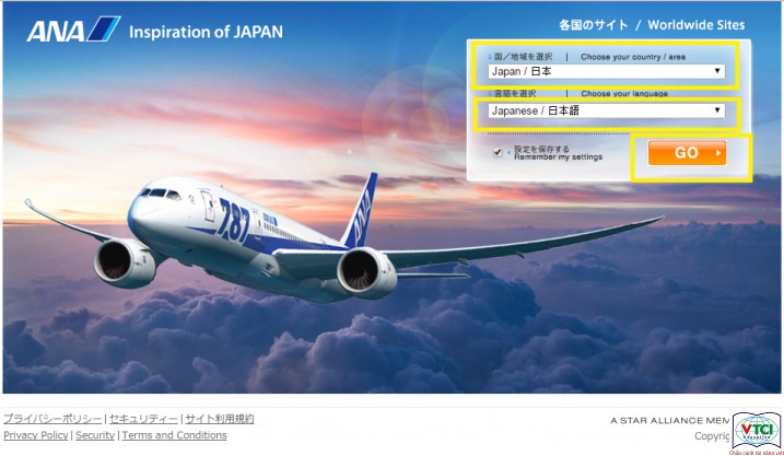 Hướng dẫn mua vé máy bay từ Nhật Bản về Việt Nam online